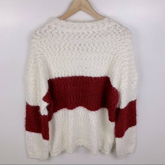 Knox Rose Crewneck Colorblock Pullover Sweater XXL - Picture 2 of 6